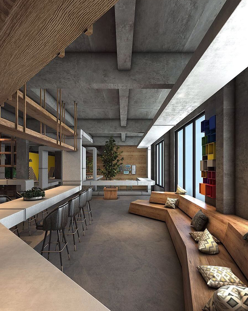 辦公室裝修休閑區域